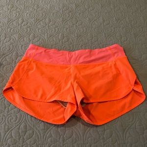 Lululemon speed shorts size 8